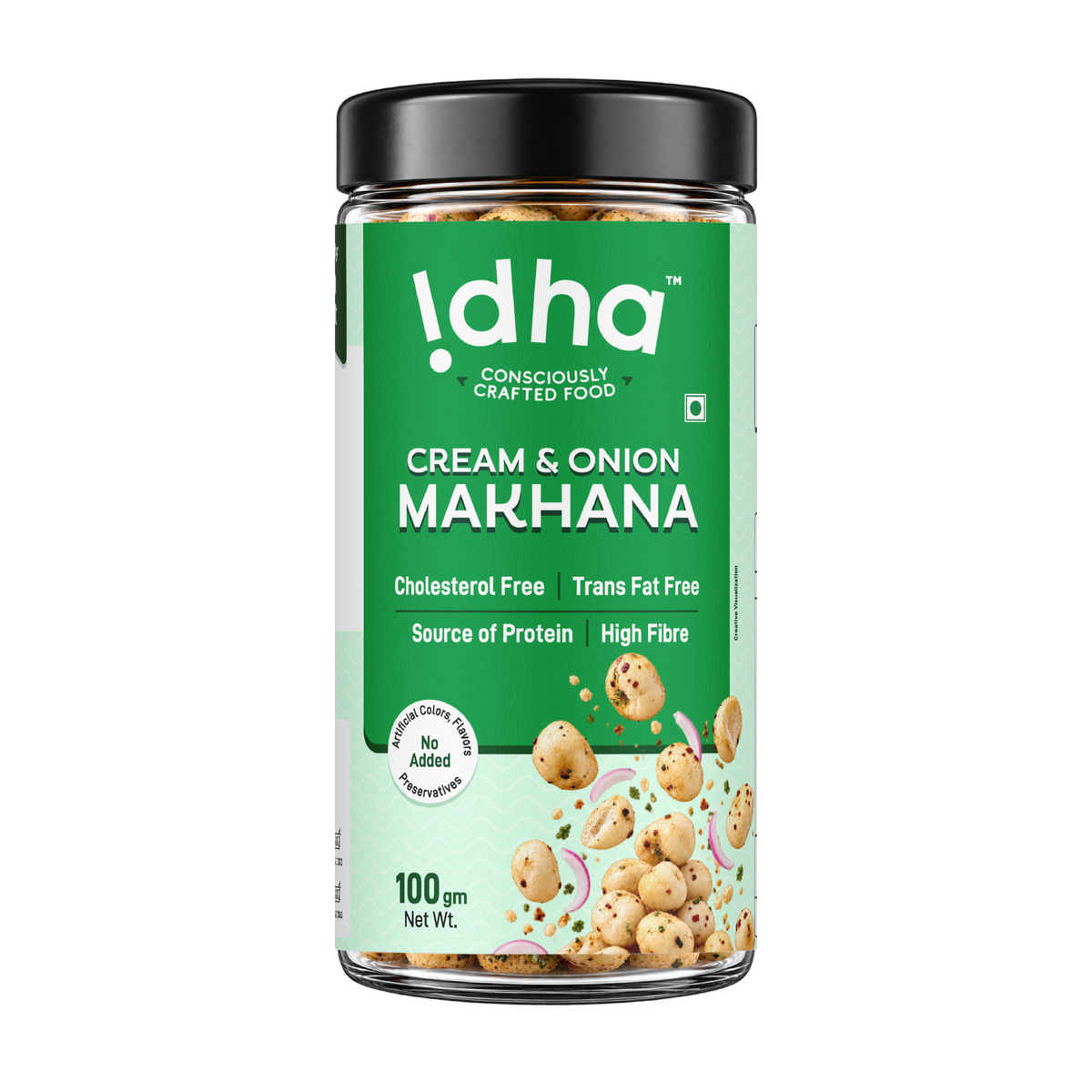 Cream & Onion Makhana (100 gm)