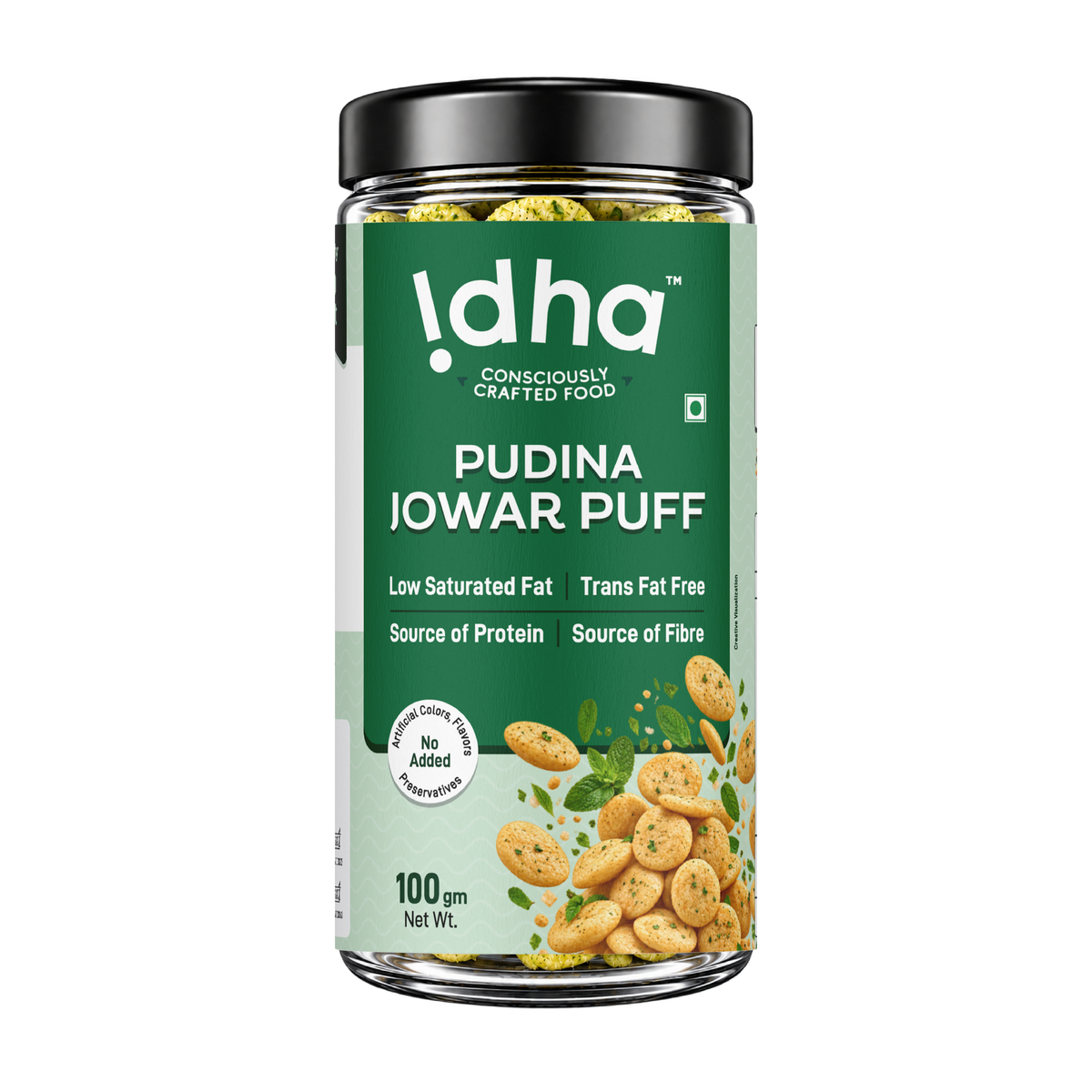 Pudina Jowar Puff (100 gm)