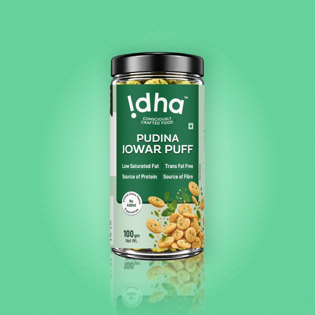 Pudina Jowar Puff (100 gm)